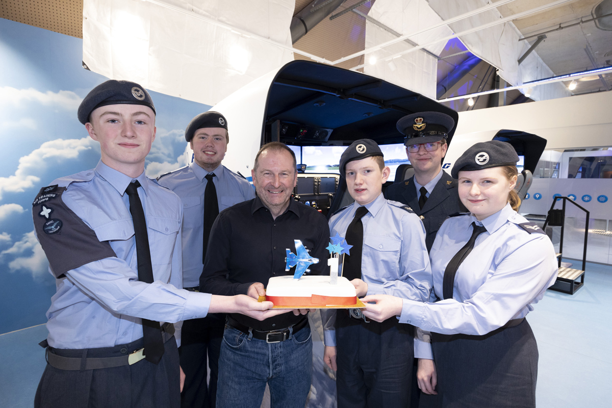 Image for : Glasgow Science Centre celebrates the first anniversary of Newton Flight Academy